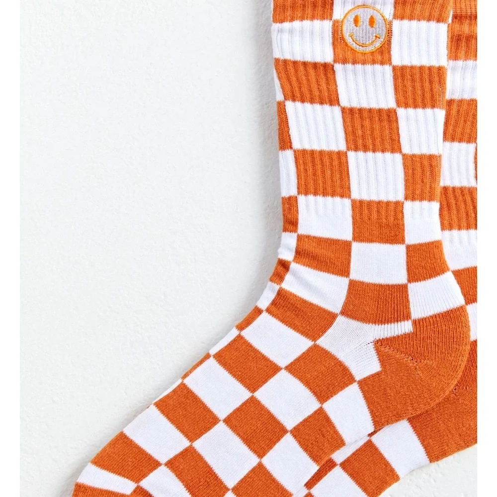 New🌟Happy Face Crew Sock